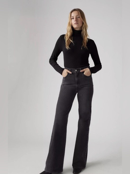 Levi's Denim - Levi's Black Ribcage Bell
